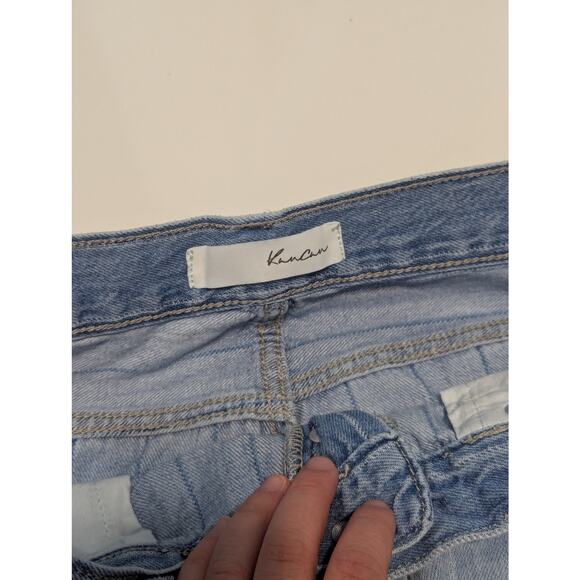 KanCan Dylan 90's Wide Leg Jeans Light Wash Blue High Rise Womens 29 Denim Pants - Picture 3 of 4